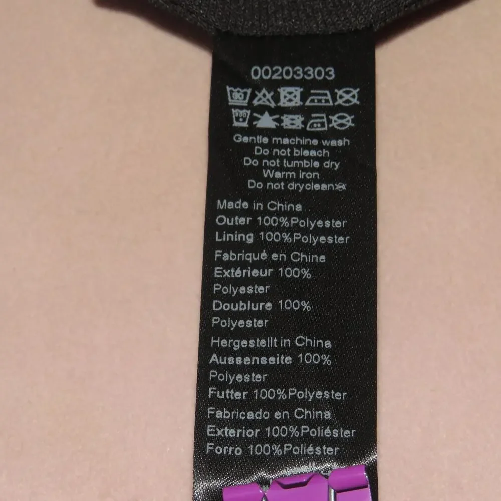 City Chic Black Double Frill Ruffle Sleeve V-Neck Tunic Dress - Picture 10 of 10